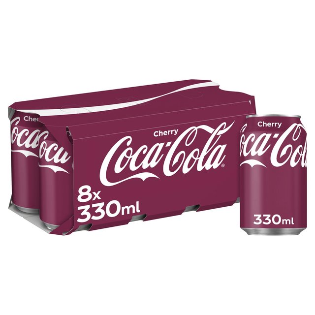 Coca-Cola Classic Cherry, 8 x 330ml
