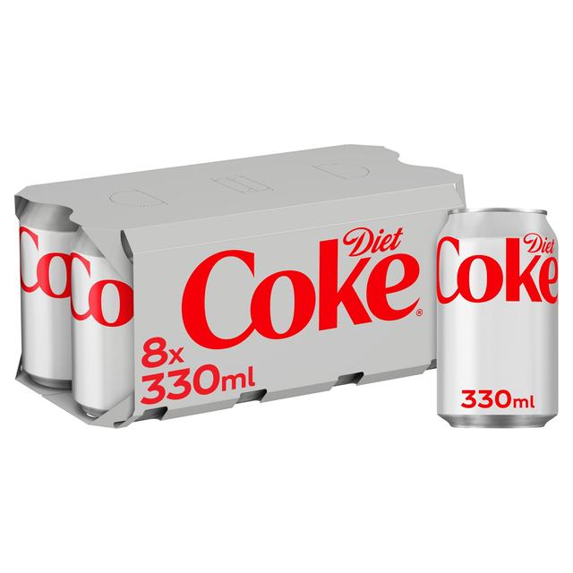 Coca-Cola Diet Coke, 8 x 330ml