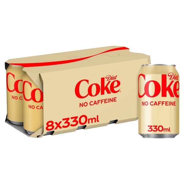Coca-Cola Diet Coke Caffeine Free, 8 x 330ml