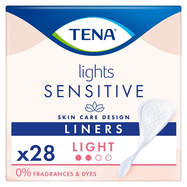 Lights by Tena Light Incontinence Liners, 28 per Pack