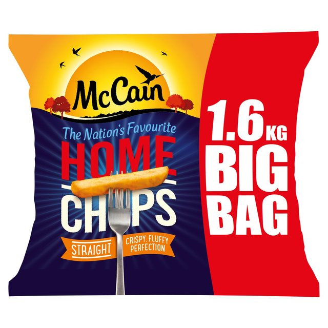 McCain Home Chips Straight Cut, 1.6kg
