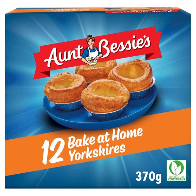 Aunt Bessie’s 12 Bake at Home Yorkshire Puddings, 370g
