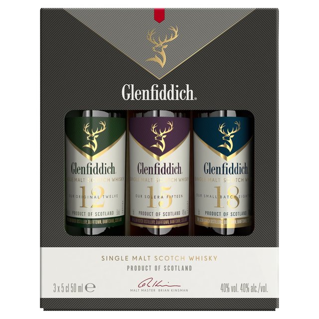 Glenfiddich The Family Collection, 3 x 5cl