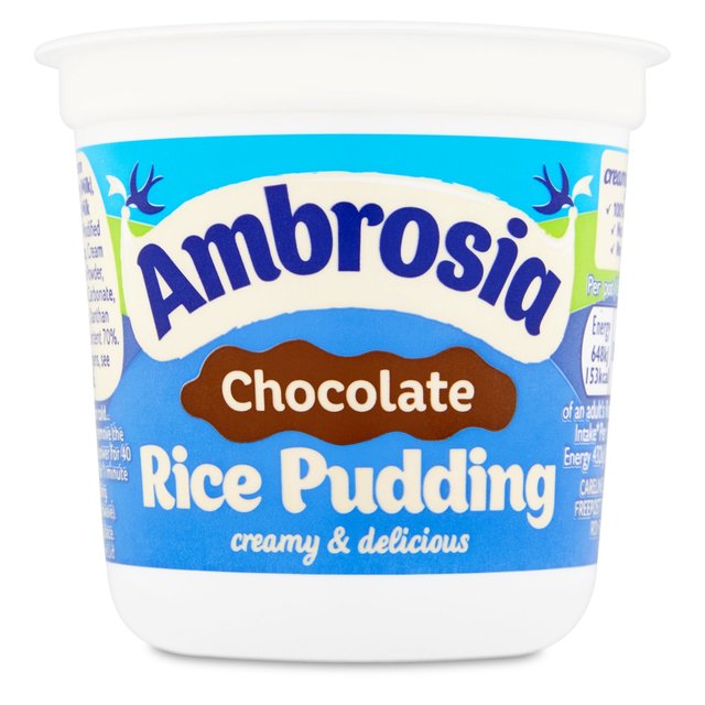 Ambrosia Chocolate Rice Pudding 120g from Ocado