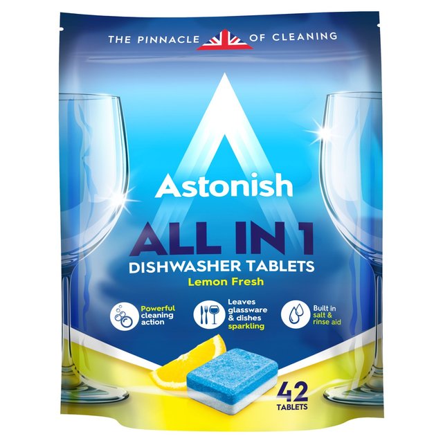 Astonish All in 1 Dishwasher Tablets, 42 Per Pack