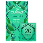 Pukka Tea Organic Three Mint Tea Bags