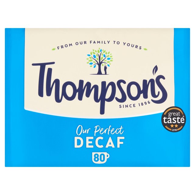 Thompson’s Punjana Decaffeinated Tea Bags, 80 Per Pack