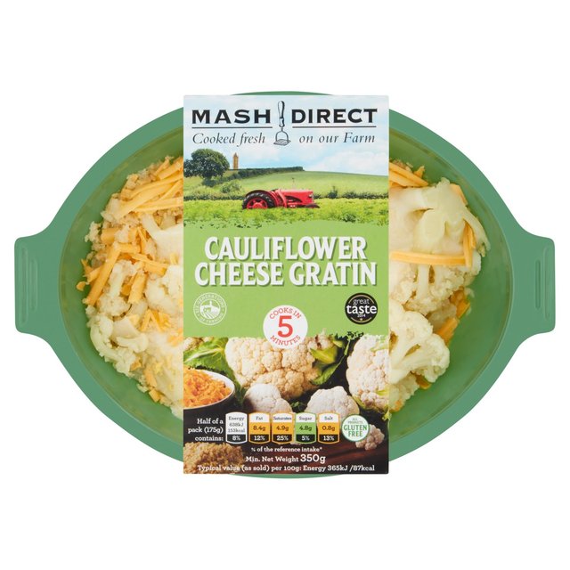 Mash Direct Cauliflower Cheese Gratin, 350g