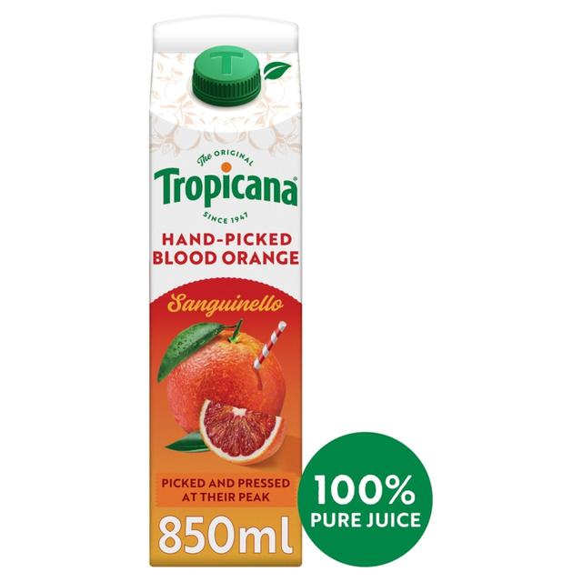 Tropicana Pure Sanguinello Blood Orange Fruit Juice, 850ml
