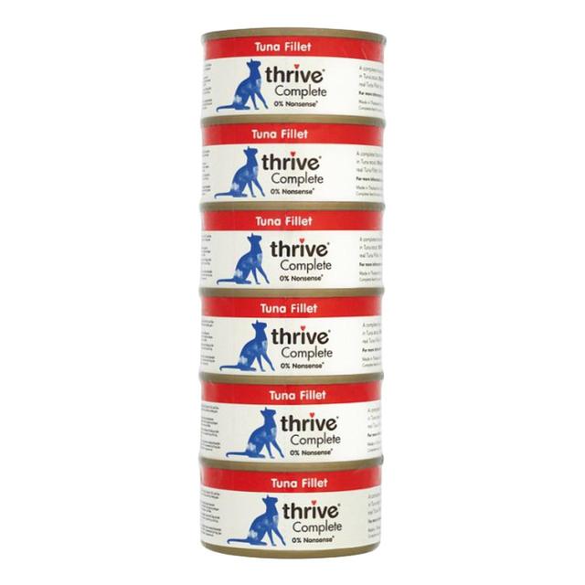 Thrive Complete Cat Food Tuna Fillet, 6 x 75g