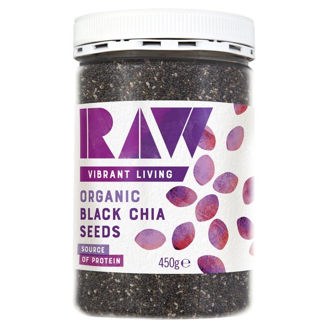 Raw Health Organic Black Chia Seeds, 450g