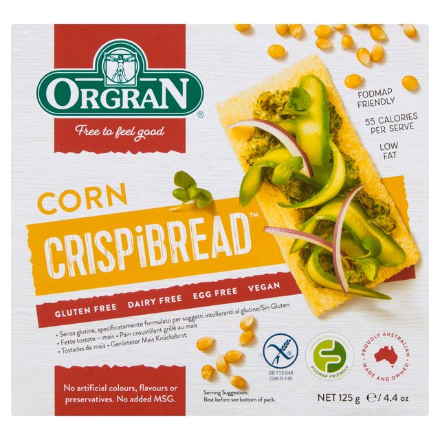 Orgran Corn Crispbread, 125g
