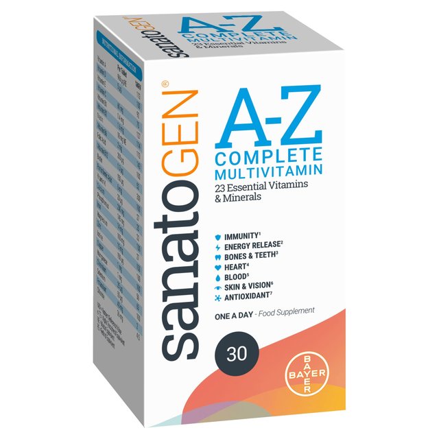 Sanatogen A-Z Complete Multivitamin Tablets, 30 Per Pack