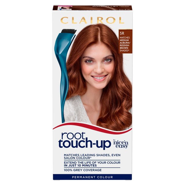 Nice N’ Easy Clairol Root Touch-Up Hair Dye 5R Medium Auburn