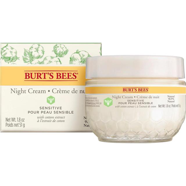 Burt’s Bees Sensitive Night Cream, 50g
