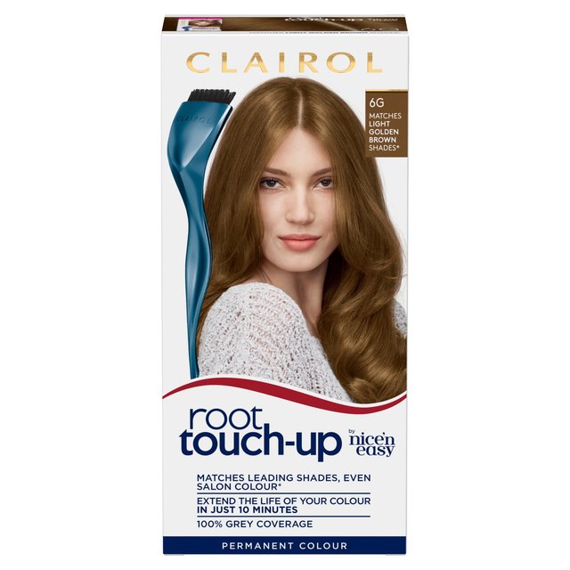 Nice N’ Easy Clairol Root Touch-Up Hair Dye 6G Light Golden Brown