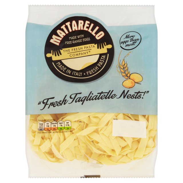 The Fresh Pasta Co. Mattarello Fresh Tagliatelle Nests, 250g