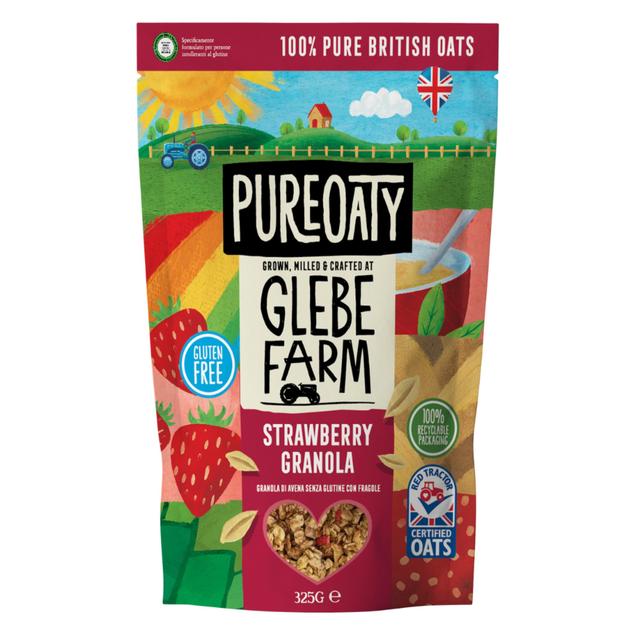 Glebe Farm Gluten Free Strawberry Oat Granola Crisp, 325g