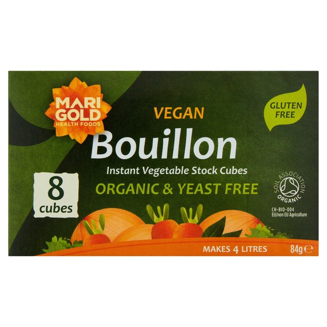 Marigold Organic Yeast Free Bouillon Cube Green, 87g