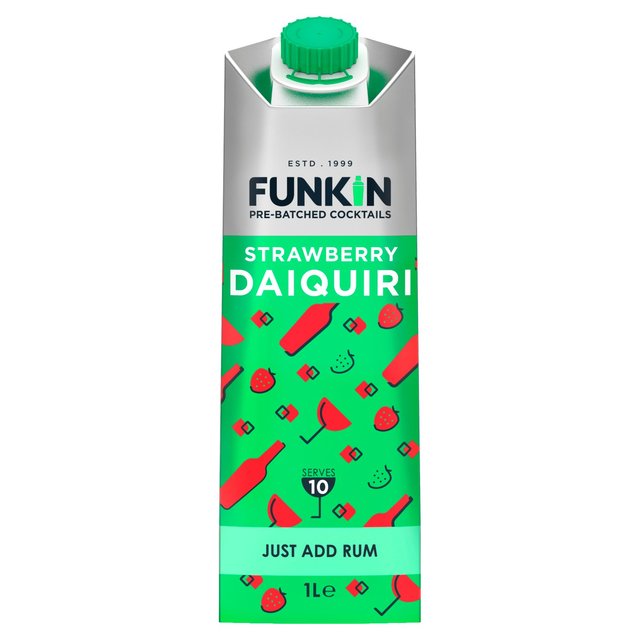 Funkin Strawberry Daiquiri Cocktail Mixer, 1L