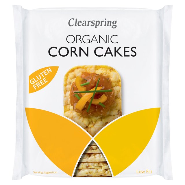 Clearspring Gluten Free Organic Corn Cakes, 130g