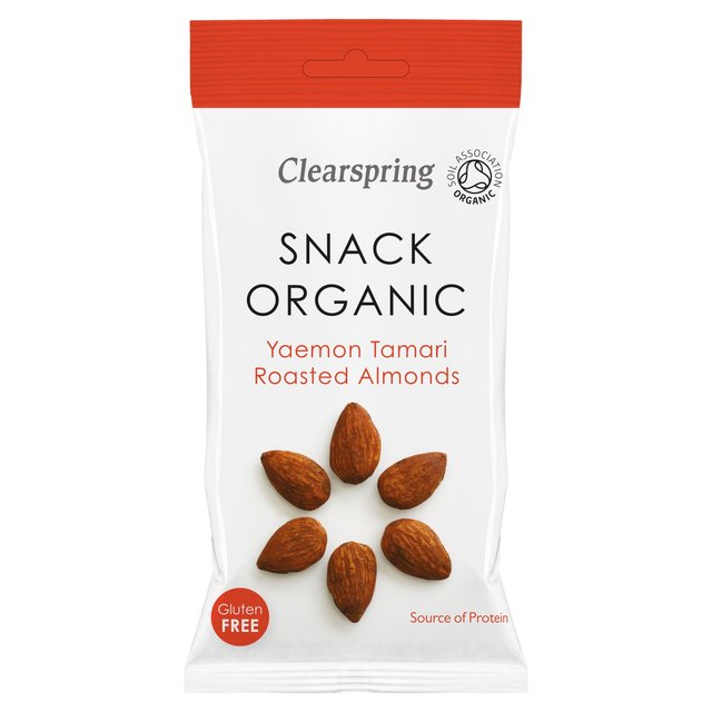 Clearspring Gluten Free Organic Tamari Roasted Almonds, 30g