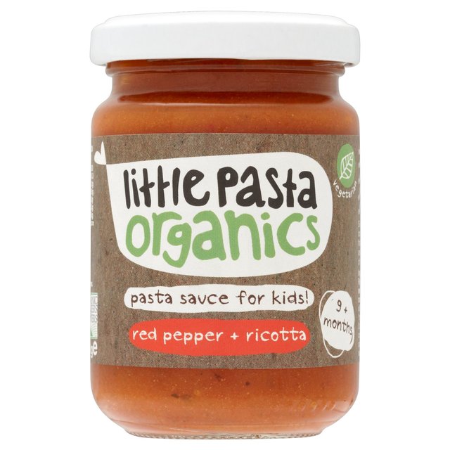 Little Pasta Organics Free From Red Pepper & Ricotta Pasta Sauce, 130g
