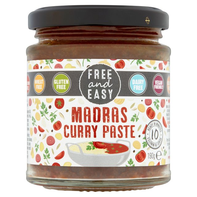 Free & Easy Madras Curry Paste, 190g