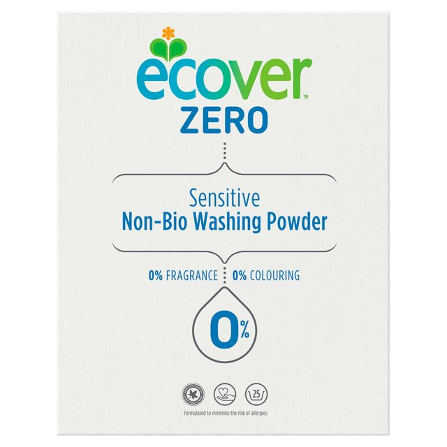 Ecover Zero Non Bio Washing Powder Sensitive Skin, 1.8kg