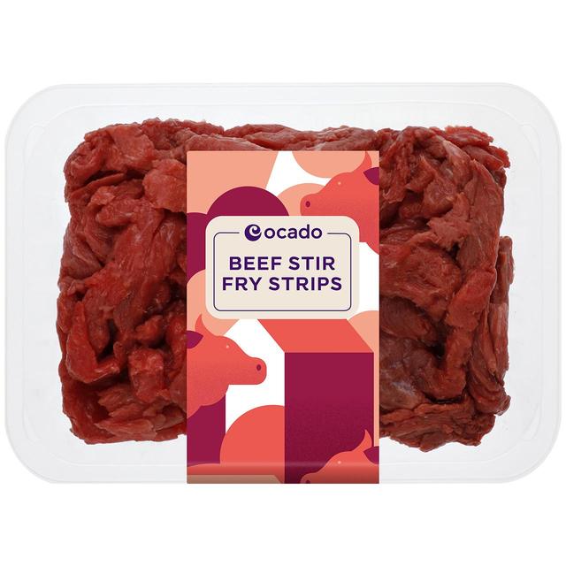 Ocado Lean Beef Stir Fry Strips, 357g