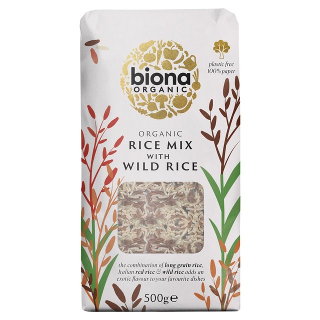 Biona Organic Wild Rice Mix, 500g