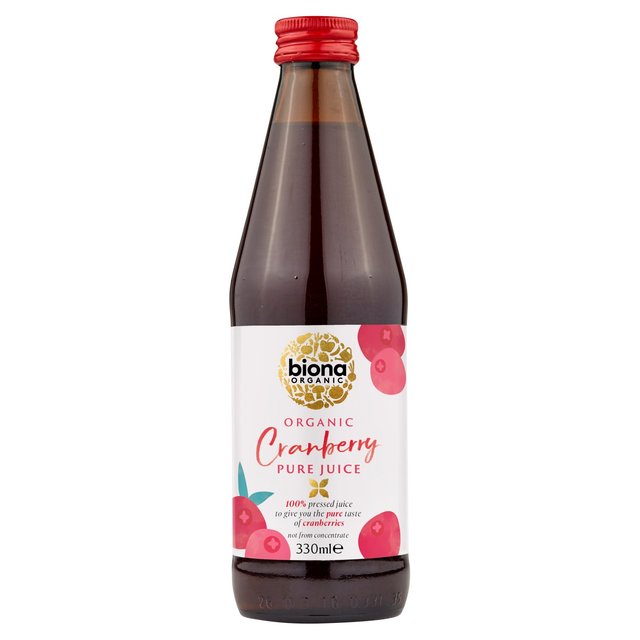 Biona Organic Pure Cranberry Super Juice, 330ml
