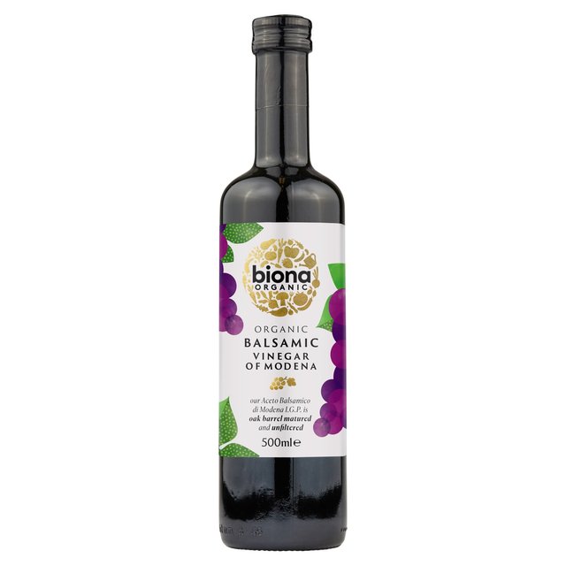 Biona Organic Balsamic Vinegar- Aceto Balsamico di Modena Aged in Oak Casks, 500ml