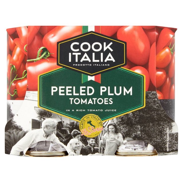 Cook Italian Cook Italia Peeled Plum Tomatoes, 4 x 400g