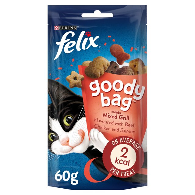 Felix Goody Bag Cat Treats Mixed Grill, 60g