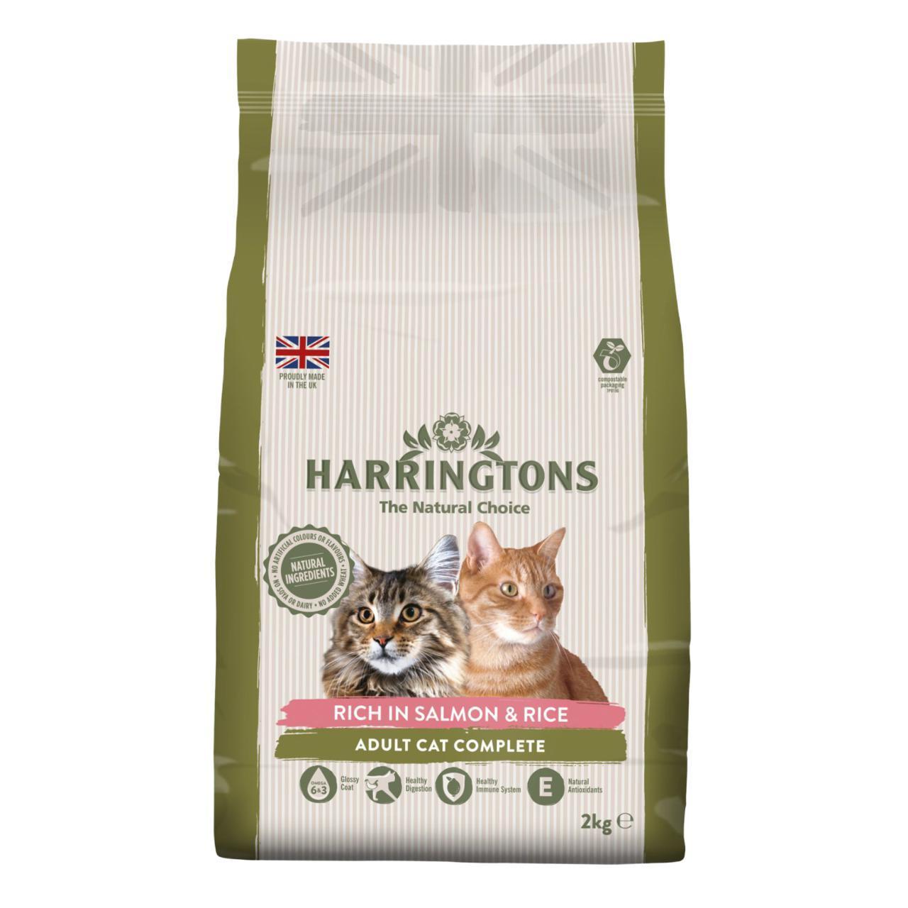 An image of Harringtons Cat Complete Salmon & Rice