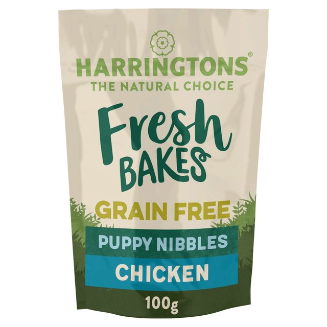 Harringtons Fresh Bakes, Puppy Nibbles, Chicken & Yogurt., 100g