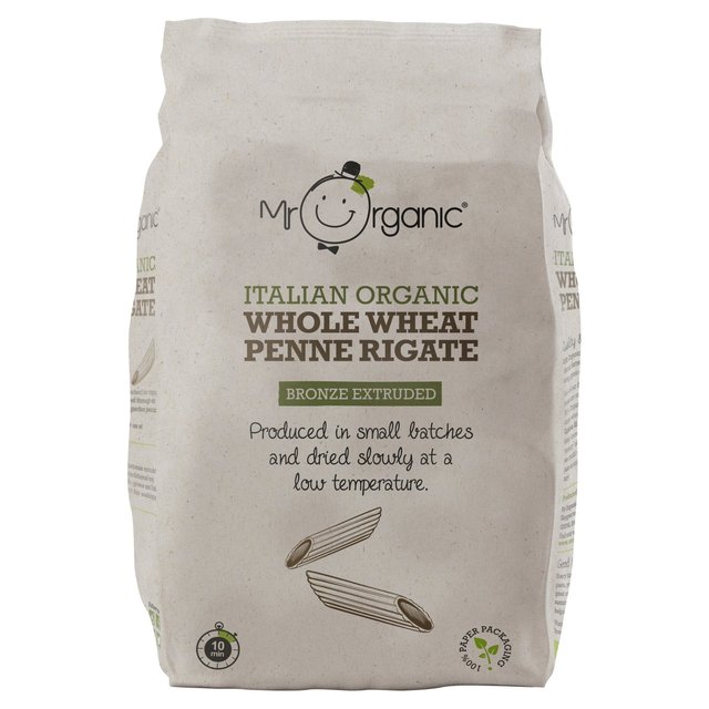 Mr Organic Whole Wheat Penne, 500g
