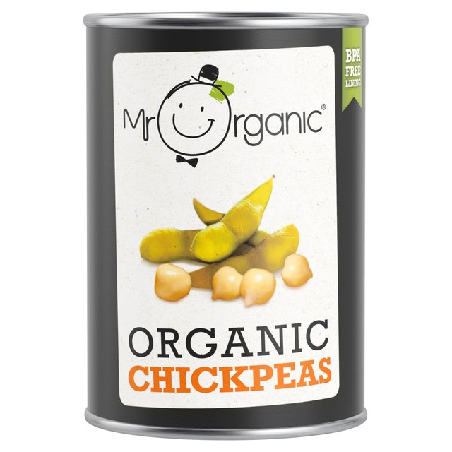 Mr Organic Chick Peas, 400g