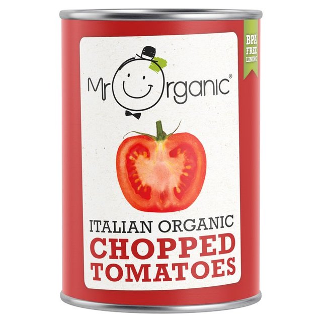 Mr Organic Italian Organic Chopped Tomatoes, 400g