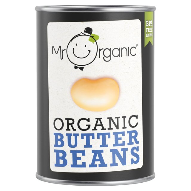 Mr Organic Butter Beans, 400g