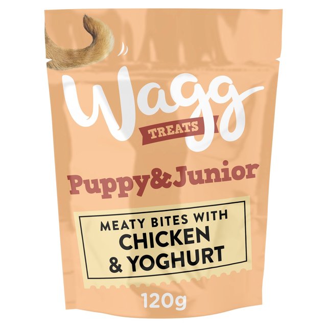 Wagg Puppy & Junior Treats With Chicken & Yoghurt, 120g