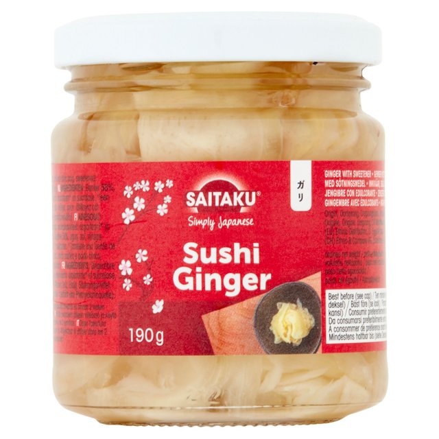 Saitaku Sushi Pickled Ginger, 190g
