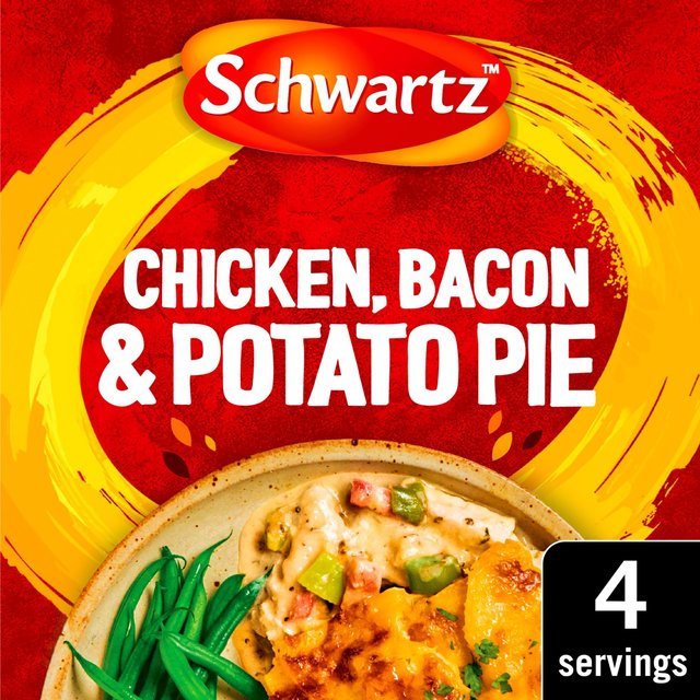 Schwartz Chicken Bacon & Potato Pie, 35g
