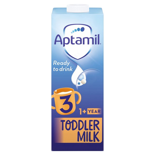 Aptamil 3 Baby Toddler Milk Formula Liquid 1-3 Years, 1L