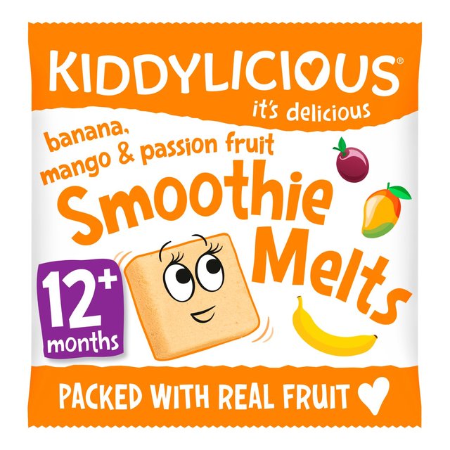 Kiddylicious Banana, Mango & Passionfruit Smoothie Melts, 12 Mths+, 6g
