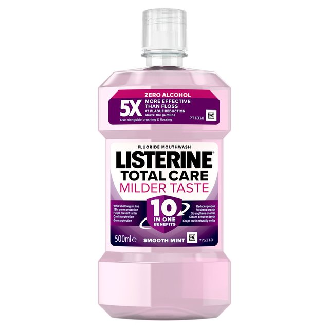 Listerine Total Care Zero MouthWash Smooth Mint, 500ml