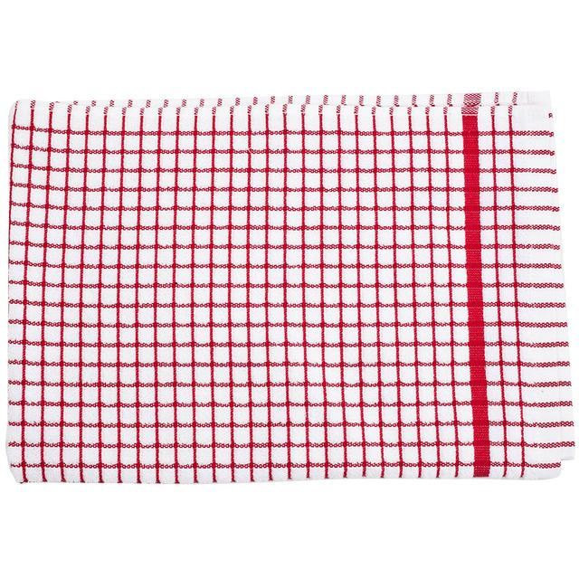 Samuel Lamont Poli-dri Cotton Tea Towel, Red 70cm
