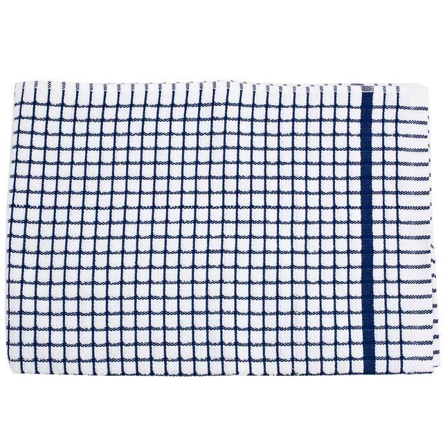 Samuel Lamont Poli-dri Cotton Tea Towel, Blue 70cm