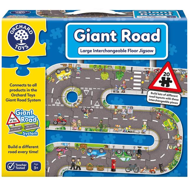 Orchard Toys Giant Road Puzzle, 3 Years+, 30.5x26x9cm